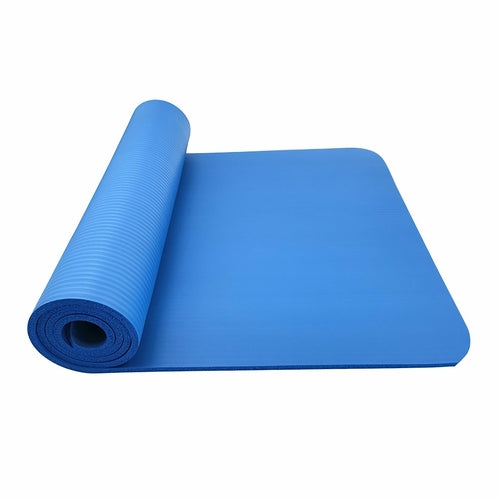 Large Non‑Slip Yoga Fitness Mat – Thick NBR Exercise Mat