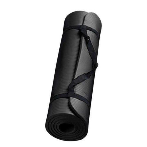Large Non‑Slip Yoga Fitness Mat – Thick NBR Exercise Mat