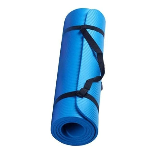 Large Non‑Slip Yoga Fitness Mat – Thick NBR Exercise Mat