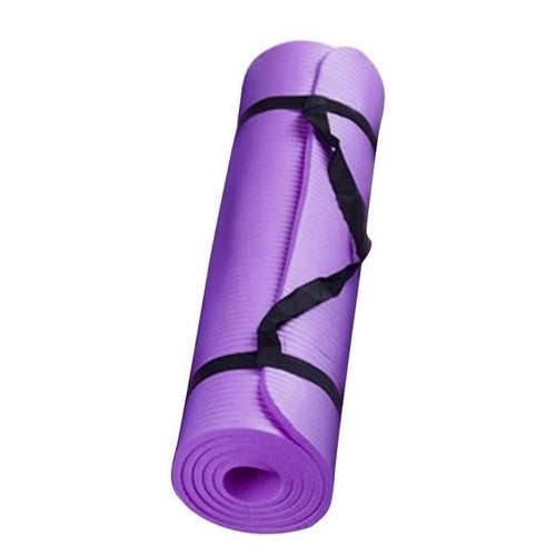 Large Non‑Slip Yoga Fitness Mat – Thick NBR Exercise Mat