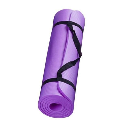 Large Non‑Slip Yoga Fitness Mat – Thick NBR Exercise Mat