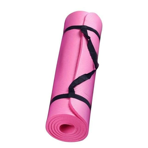 Large Non‑Slip Yoga Fitness Mat – Thick NBR Exercise Mat