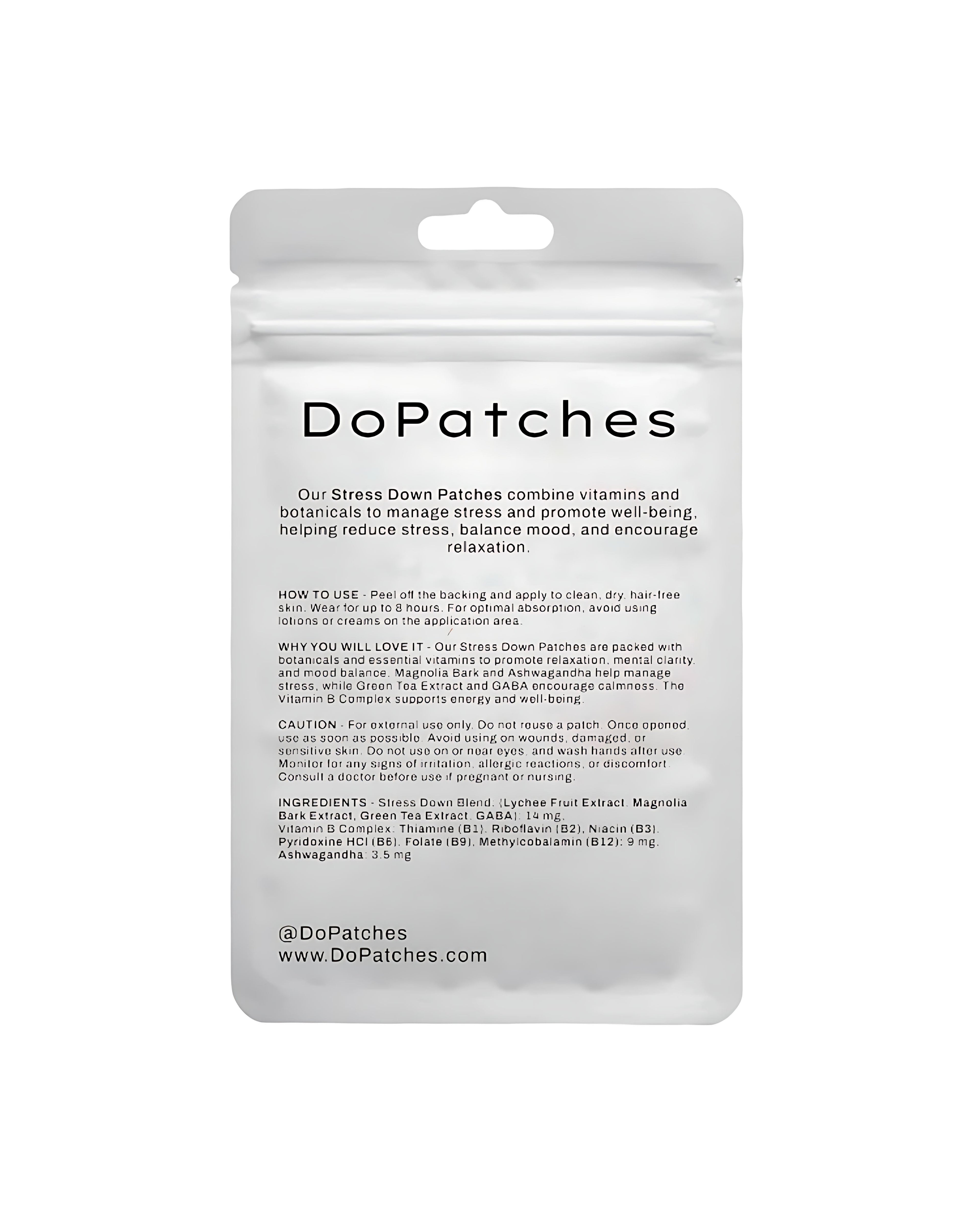 Stress Down Patches